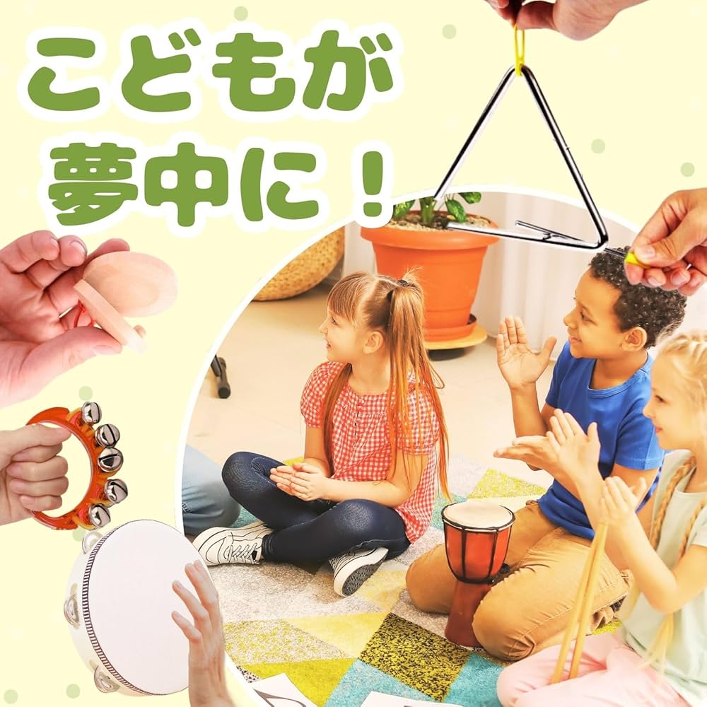 Amazon.co.jp: Besshon 楽器 カスタネット トライアングル